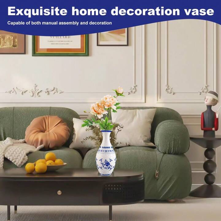 White Porcelain Puzzle Vase - (160 Piece)